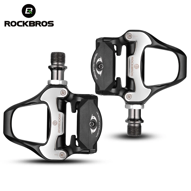 ROCKBROS SPD-SL Cycling Road Bike Bicycle Self-locking Pedals Ultralight Aluminum Alloy 2 Sealed Bearing Bicycle Pedal Bike Part
ROCKBROS SPD-SL Cycling Road Bike Bicycle Self-locking Pedals Ultralight Aluminum Alloy 2 Sealed Bearing Bicycle Pedal Bike Part