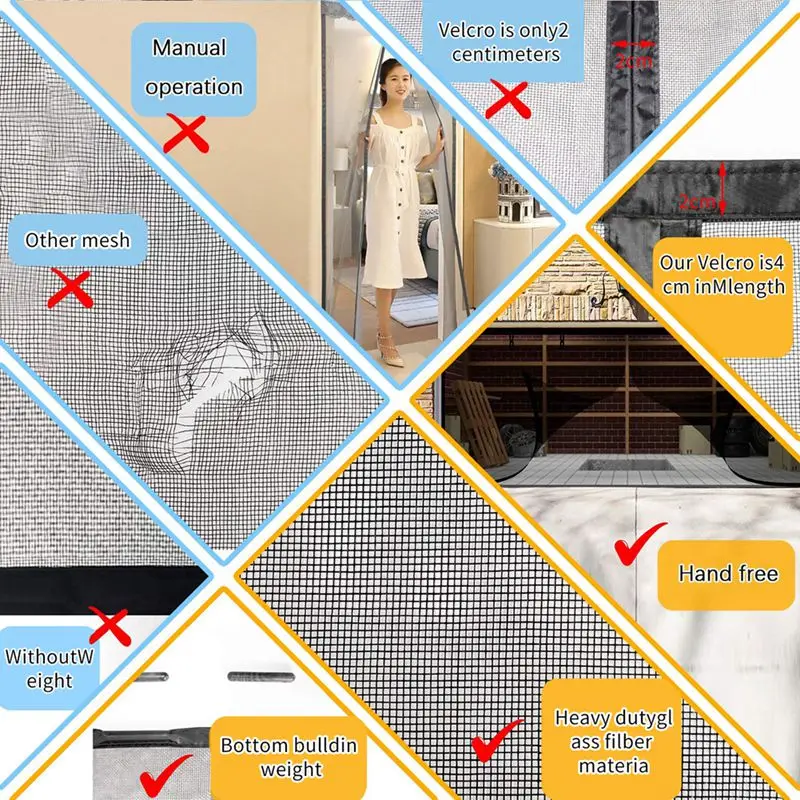 Garage Insect Net Invisible Gauze Self-install Gauze Encryption Thickening Mosquito Gauze Dust Net 2x4m 1pc
Garage Insect Net Invisible Gauze Self-install Gauze Encryption Thickening Mosquito Gauze Dust Net 2x4m 1pc