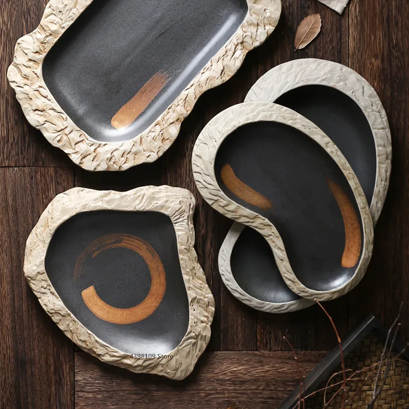 Household Ceramic Plate Japanese Cuisine Sushi Plate Creative Irregular Plate Shallow Plate Commercial Restaurant Tableware
Household Ceramic Plate Japanese Cuisine Sushi Plate Creative Irregular Plate Shallow Plate Commercial Restaurant Tableware