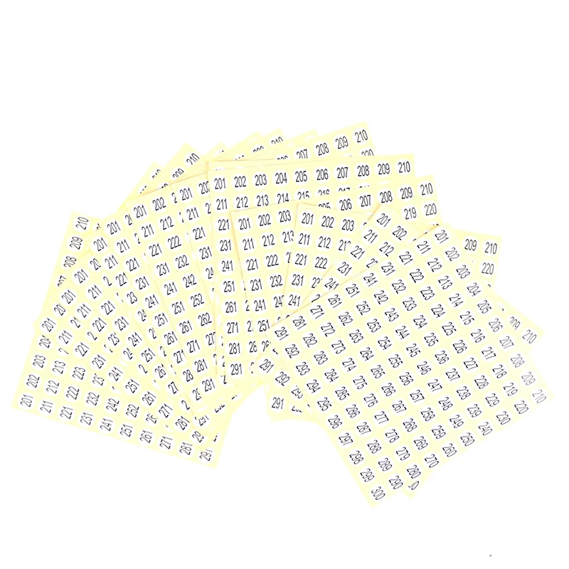 15 Sheets Number Self Adhesive 1-300 Labels Stickers Nail Polish Number Tags
15 Sheets Number Self Adhesive 1-300 Labels Stickers Nail Polish Number Tags