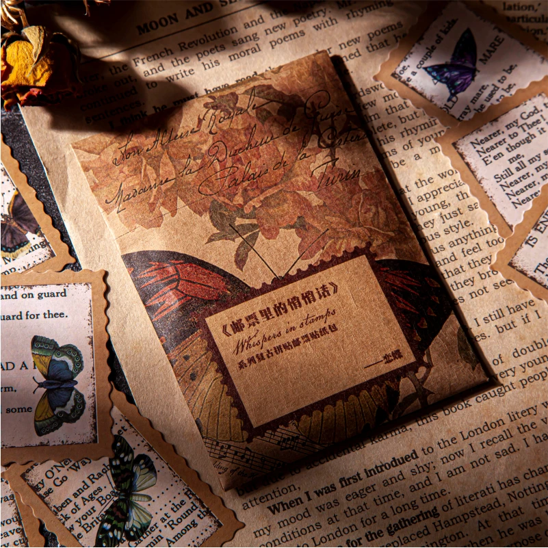 50Pcs/Bag Vintage Flower Travel Stamp Journal Decorative Stickers Scrapbooking Stick Label Diary Album Stickers
50Pcs/Bag Vintage Flower Travel Stamp Journal Decorative Stickers Scrapbooking Stick Label Diary Album Stickers