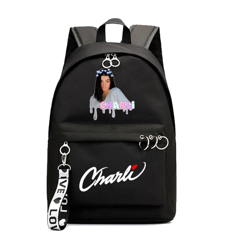 2021 Anime Charli D'amelio Backpack Outdoor Bag Harajuku School Bag Waterproof Oxford Child Bag Backpack
2021 Anime Charli D'amelio Backpack Outdoor Bag Harajuku School Bag Waterproof Oxford Child Bag Backpack