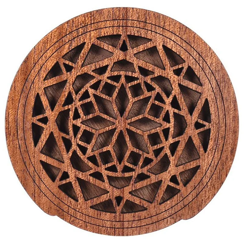 Guitar Wooden Soundhole Sound Hole Cover Block Feedback Buffer Mahogany Wood for EQ Acoustic Folk Guitars,Style 1
Guitar Wooden Soundhole Sound Hole Cover Block Feedback Buffer Mahogany Wood for EQ Acoustic Folk Guitars,Style 1