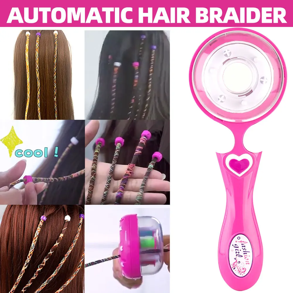 Electric Automatic DIY Hair Knitting Machine Braid Hair Tools Twist Knitting Hair Knitting Roll Twisted Xmas Girl Gift
Electric Automatic DIY Hair Knitting Machine Braid Hair Tools Twist Knitting Hair Knitting Roll Twisted Xmas Girl Gift