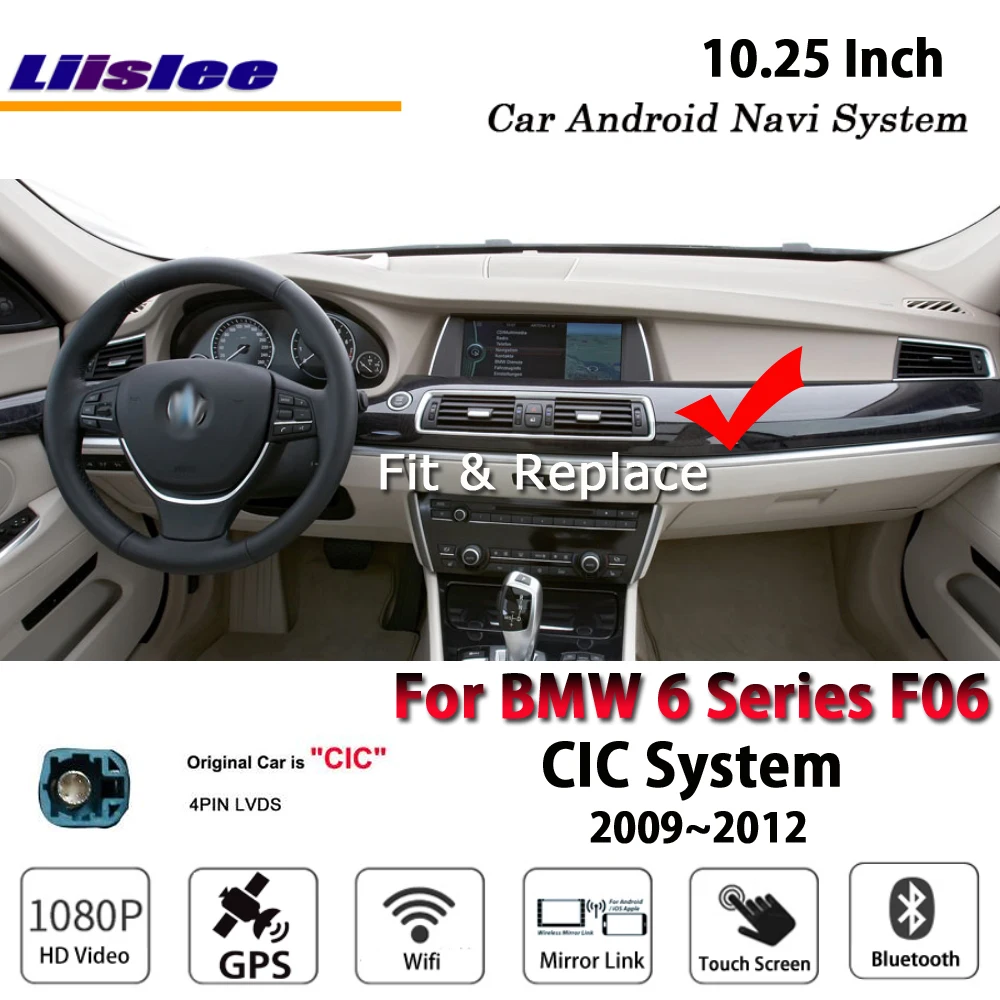 Liislee 10.25 Inch Android Multimedia For BMW 6 Series F06 650i CIC 2009~2012 Stereo Car Carplay GPS Navi Map Navigation System
Liislee 10.25 Inch Android Multimedia For BMW 6 Series F06 650i CIC 2009~2012 Stereo Car Carplay GPS Navi Map Navigation System