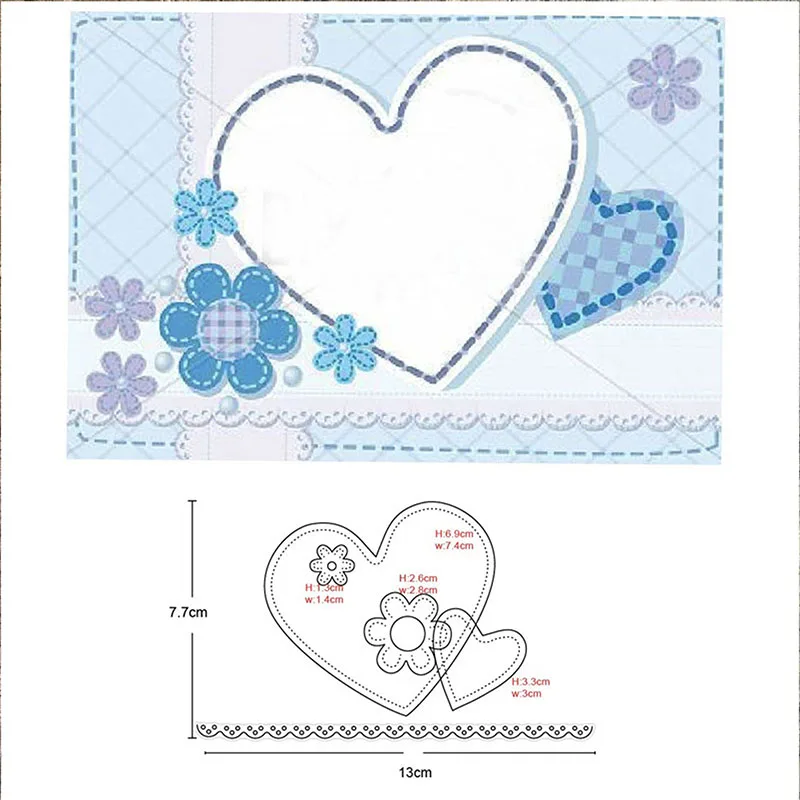 Flower Heart Frame Metal Cutting Dies Stencils Diy Diy dies Scrapbooking Card Making Paper Embossing Die Cut Craft dies new 2020
Flower Heart Frame Metal Cutting Dies Stencils Diy Diy dies Scrapbooking Card Making Paper Embossing Die Cut Craft dies new 2020