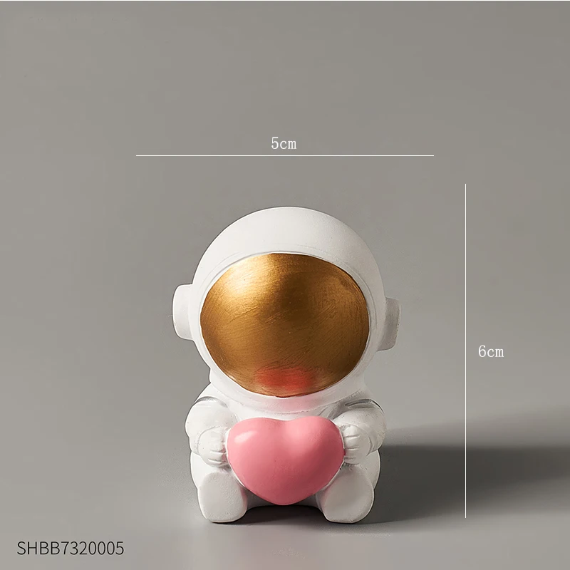 Office desk decoration accessories storage gift creative astronaut Nordic style resin sculpture modern home decoration 
Office desk decoration accessories storage gift creative astronaut Nordic style resin sculpture modern home decoration