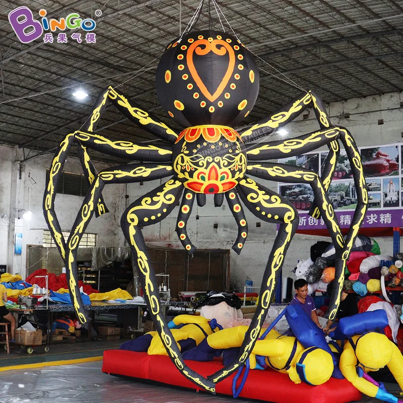 Exquisite 3.5x3 Meters Hanging Inflatable Colorful Spider Balloons For Halloween Decoration Toy - BG-F0177
Exquisite 3.5x3 Meters Hanging Inflatable Colorful Spider Balloons For Halloween Decoration Toy - BG-F0177