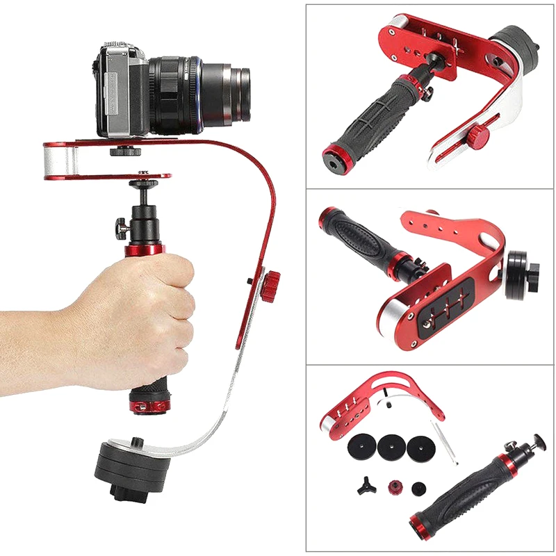 Bow Type Camera Stabilizer Handheld Camera Holder For DV Camera Handheld Video Hand Support Mount Holder for Digital SLR Cameras
Bow Type Camera Stabilizer Handheld Camera Holder For DV Camera Handheld Video Hand Support Mount Holder for Digital SLR Cameras