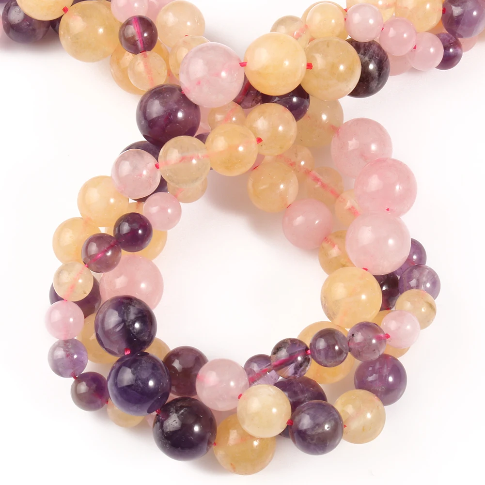 Natural Super Seven Crystal Amethyst Quartz Stone Beads Loose Spacer Beads For Jewelry Making DIY Bracelet Necklace 6/8/10mm 15“
Natural Super Seven Crystal Amethyst Quartz Stone Beads Loose Spacer Beads For Jewelry Making DIY Bracelet Necklace 6/8/10mm 15“