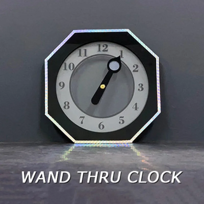Wand Thru Clock Stage Magic Tricks Illusions Close up Magic Props Silk Thru Clock Party Magic Show Classic Magic Toys Fun Mind
Wand Thru Clock Stage Magic Tricks Illusions Close up Magic Props Silk Thru Clock Party Magic Show Classic Magic Toys Fun Mind