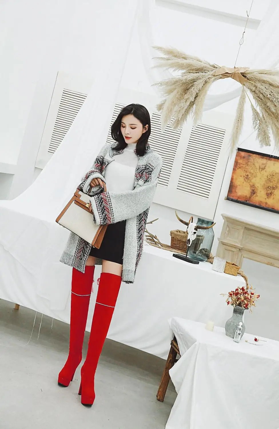 Original Intention Winter Over-the-Knee Boots Woman Round Toe Thin Heels Boots Bow Knot Fashion Sewing Shoes Woman Plus Size
Original Intention Winter Over-the-Knee Boots Woman Round Toe Thin Heels Boots Bow Knot Fashion Sewing Shoes Woman Plus Size