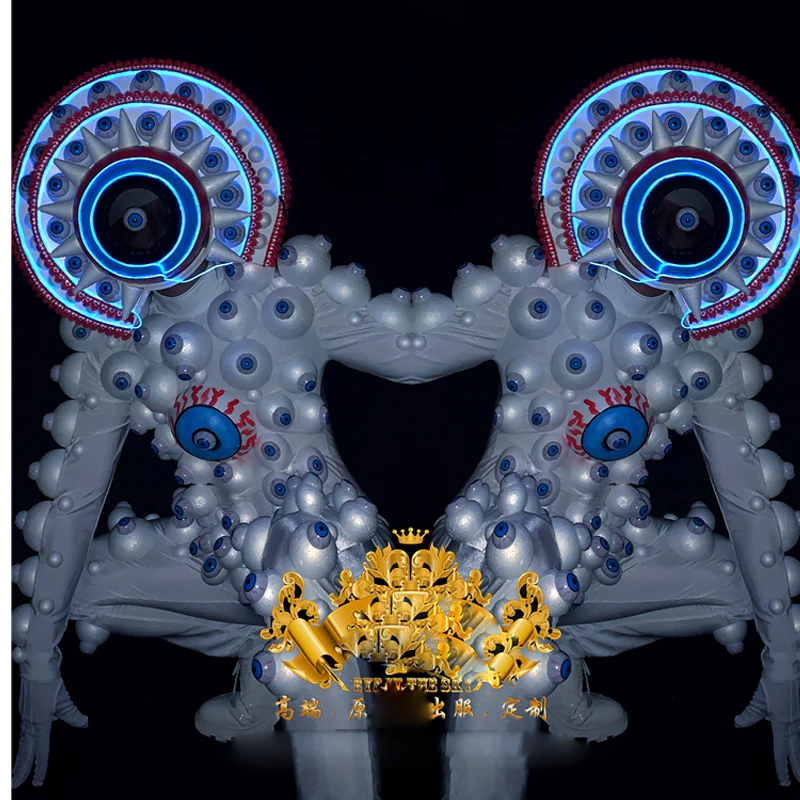 Technology Eyeball costume space show stage dance wears party nightclub event music festival clothing
Technology Eyeball costume space show stage dance wears party nightclub event music festival clothing