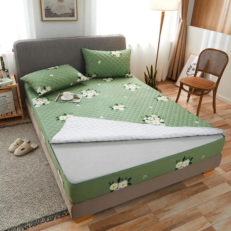 New Six Sides All Inclusive Quilted Mattress Cover Soft Breathable Printing Bed Sheet Anti Dust Mite Mattress Protector Cover
New Six Sides All Inclusive Quilted Mattress Cover Soft Breathable Printing Bed Sheet Anti Dust Mite Mattress Protector Cover