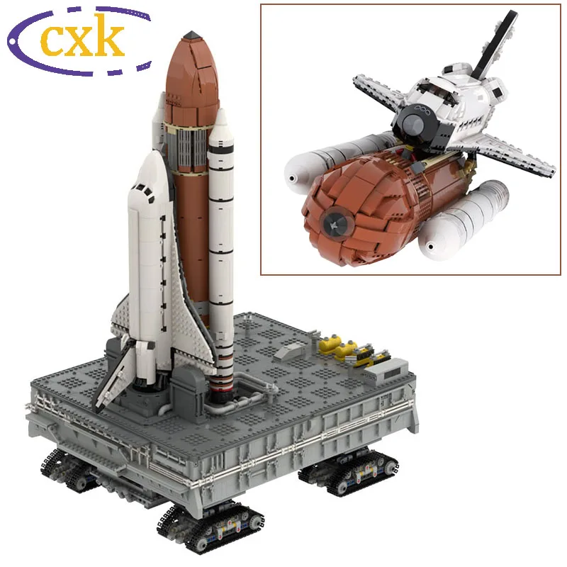 Space Shuttle Transporter Launch Platform Bricks MOC High-Tech Rocket Model Building Blocks Creative Diy Toys For Children Gifts
Space Shuttle Transporter Launch Platform Bricks MOC High-Tech Rocket Model Building Blocks Creative Diy Toys For Children Gifts