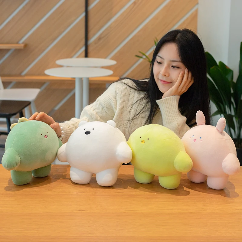Hot Fat Cartoon Animals Plush Toy Cute Stuffed Dinosaur Penguin Polar Bear Bunny Baby Doll Soft Nap Pillow Sofa Cushion Gift
Hot Fat Cartoon Animals Plush Toy Cute Stuffed Dinosaur Penguin Polar Bear Bunny Baby Doll Soft Nap Pillow Sofa Cushion Gift