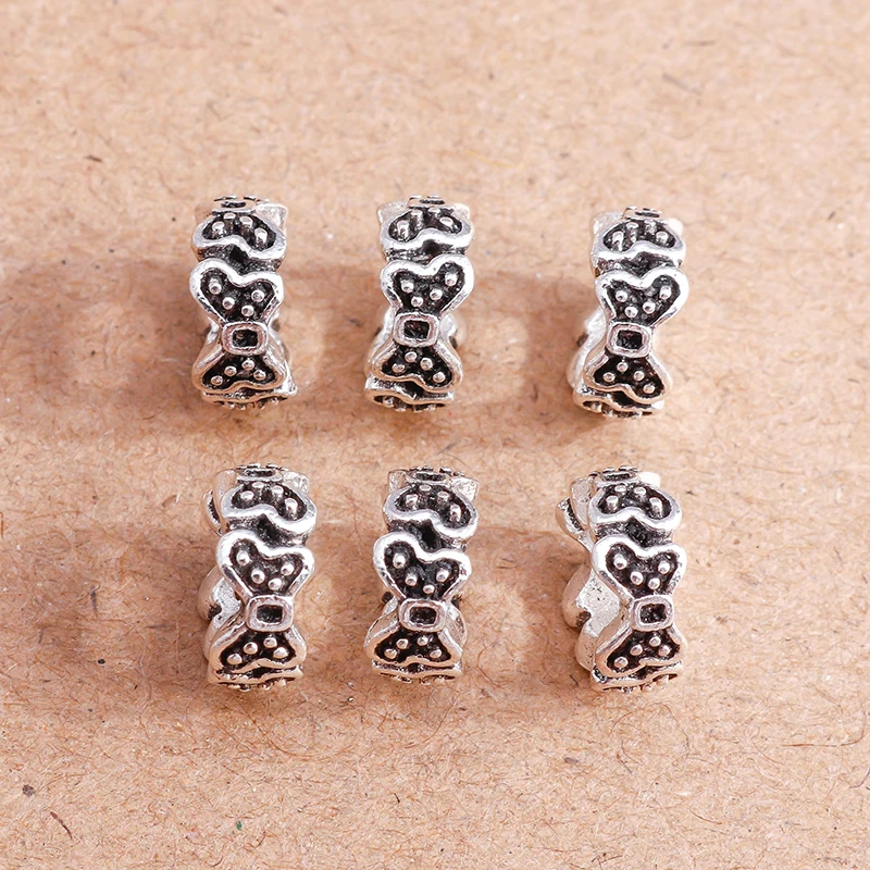 15pcs/lot Vintage Silver Color Bowknot Charms Beads for Jewelry Making DIY Handmade Bracelets Loose Spacer Beads Craft Accessory
15pcs/lot Vintage Silver Color Bowknot Charms Beads for Jewelry Making DIY Handmade Bracelets Loose Spacer Beads Craft Accessory