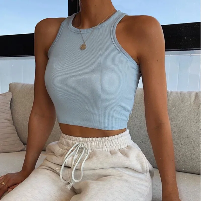 Women Tank Top Sexy Vest Sleeveless Summer Fashion Solid Color Tanks O-Neck Casual Wild t Shirt Tops Cotton Basic Vests Soft Tee
Women Tank Top Sexy Vest Sleeveless Summer Fashion Solid Color Tanks O-Neck Casual Wild t Shirt Tops Cotton Basic Vests Soft Tee