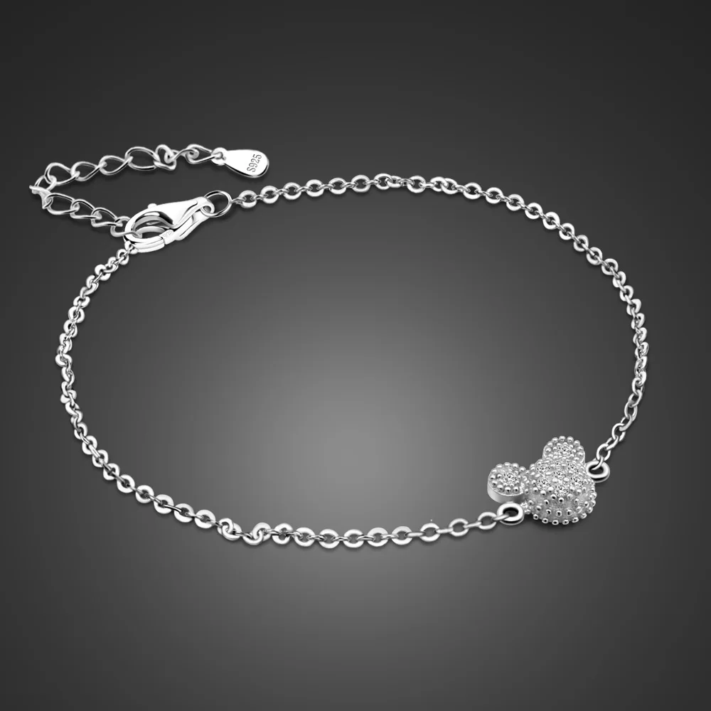 New Fashion Cute Mickey 100% 925 Sterling Silver Adjustable Bracelet Bangle For Women & Girl Brilliant CZ Jewelry Pulseira
New Fashion Cute Mickey 100% 925 Sterling Silver Adjustable Bracelet Bangle For Women & Girl Brilliant CZ Jewelry Pulseira