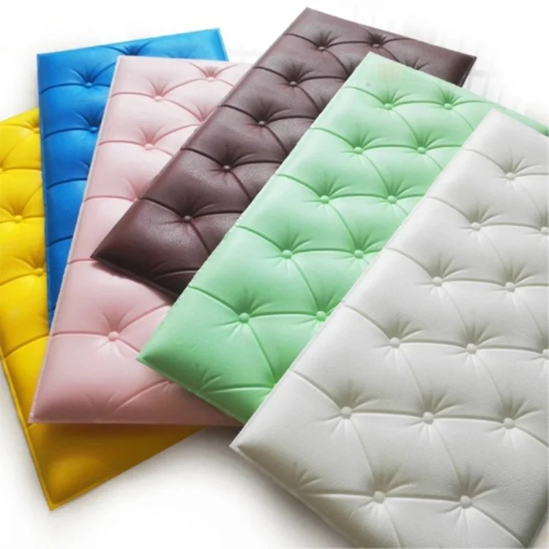 3D Faux Leather PE Foam Wall Sticker Waterproof Self Adhesive Wallpaper For Living Room Bedroom Kids Room Nursery Home Decor
3D Faux Leather PE Foam Wall Sticker Waterproof Self Adhesive Wallpaper For Living Room Bedroom Kids Room Nursery Home Decor