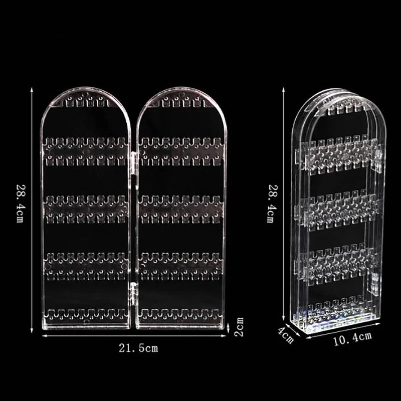 Jewelry Storage Box Folding Clear Plastic Earrings Studs Display Rack Desktop Necklace Jewelry Holder Girl Bedroom Decor
Jewelry Storage Box Folding Clear Plastic Earrings Studs Display Rack Desktop Necklace Jewelry Holder Girl Bedroom Decor