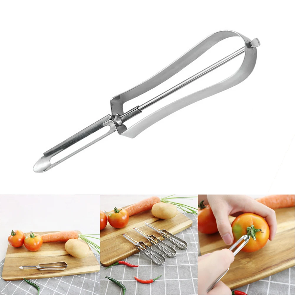 Stainless Steel 15.5*2.6cm Fruit Peeling Knife Melon Planing Sweet Potato Peeling Knife Kitchen Gadget Sets
Stainless Steel 15.5*2.6cm Fruit Peeling Knife Melon Planing Sweet Potato Peeling Knife Kitchen Gadget Sets