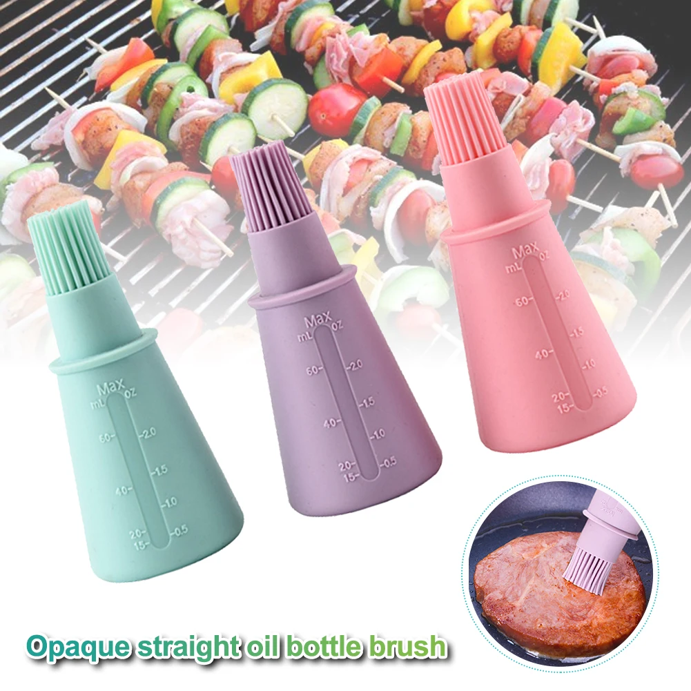 1pc Opaque Silicone Straight Body Oil Bottle Brush Bbq Bbq Oil Brush With Scale Brush Kitchen Tool
1pc Opaque Silicone Straight Body Oil Bottle Brush Bbq Bbq Oil Brush With Scale Brush Kitchen Tool