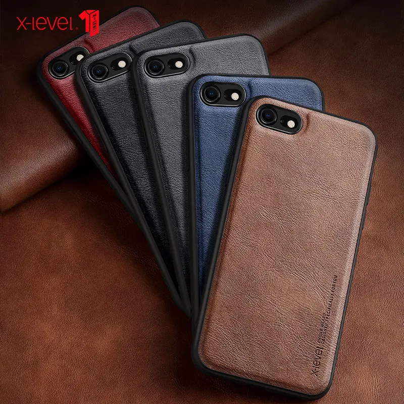 For iPhone 7 6 Plus Case X-Level Retro Leather Soft Silicone Edge Back Cover for IPhone Xs Max XR Phone Shell Fundas Quality
For iPhone 7 6 Plus Case X-Level Retro Leather Soft Silicone Edge Back Cover for IPhone Xs Max XR Phone Shell Fundas Quality