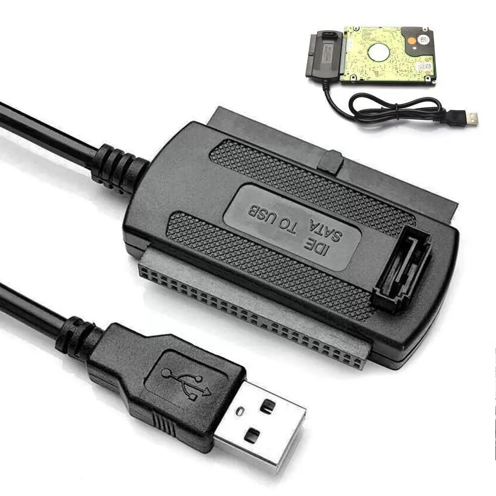 Sata / Pata / Ide / Drive To Usb 2.0 Adapter Converter Cable For Hard Drive Disk Hdd 2.5" 3.5" With External Ac Power Adapt G5u3
Sata / Pata / Ide / Drive To Usb 2.0 Adapter Converter Cable For Hard Drive Disk Hdd 2.5" 3.5" With External Ac Power Adapt G5u3