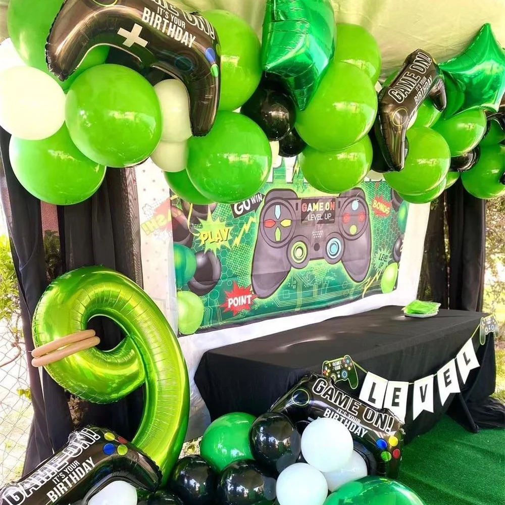 Video Game Birthday Party Supplies Gamer Party Decorations for Boys Happy Birthday Backdrops Banner Gaming Party Balloons Decor
Video Game Birthday Party Supplies Gamer Party Decorations for Boys Happy Birthday Backdrops Banner Gaming Party Balloons Decor
