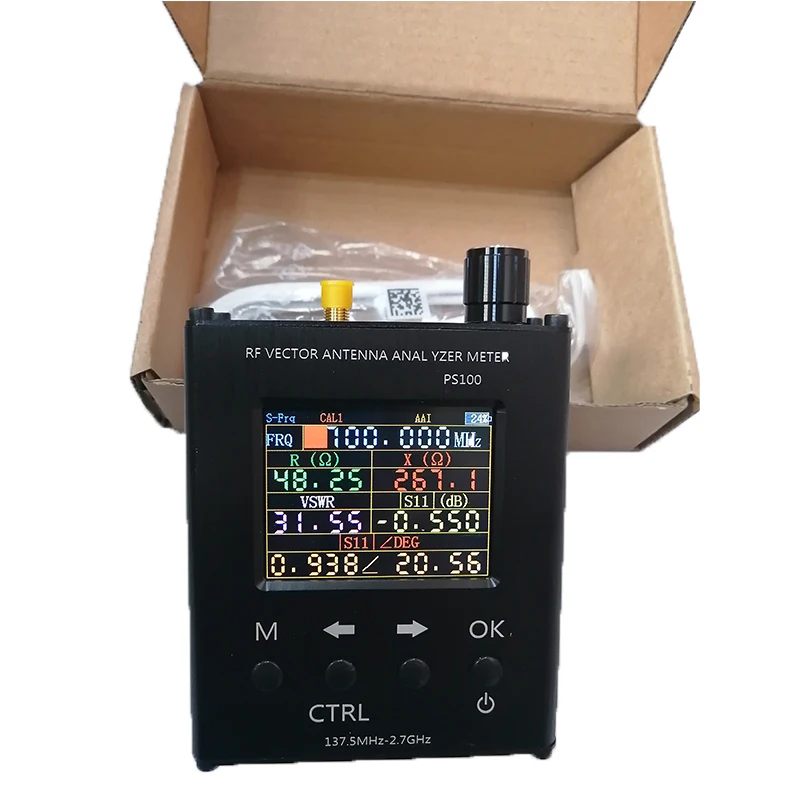 137.5MHz-2.7GHz Analyzer Meter Aluminum Alloy Shell Tester Antenna Analysis Measuring Instrument Standing Wave Table Analyzer
137.5MHz-2.7GHz Analyzer Meter Aluminum Alloy Shell Tester Antenna Analysis Measuring Instrument Standing Wave Table Analyzer