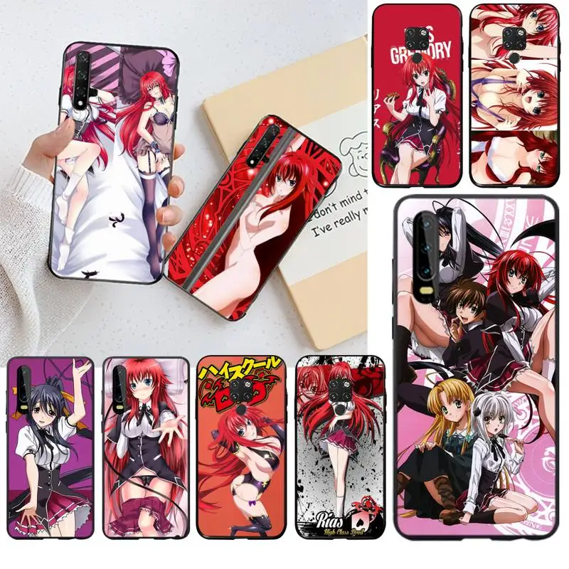 

Akeno Rias Gremory High School Dxd Soft Silicone TPU Phone Cover for Huawei P40 P30 P20 lite Pro Mate 20 Pro P Smart 2019 prime