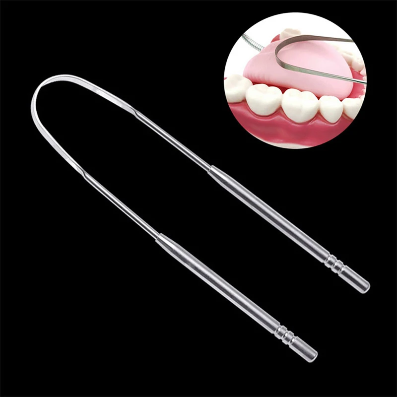1pcs Stainless Steel Tongue Scraper Cleaner Fresh Breath Cleaning Coated Tongue Oral Hygiene Care Tools
1pcs Stainless Steel Tongue Scraper Cleaner Fresh Breath Cleaning Coated Tongue Oral Hygiene Care Tools