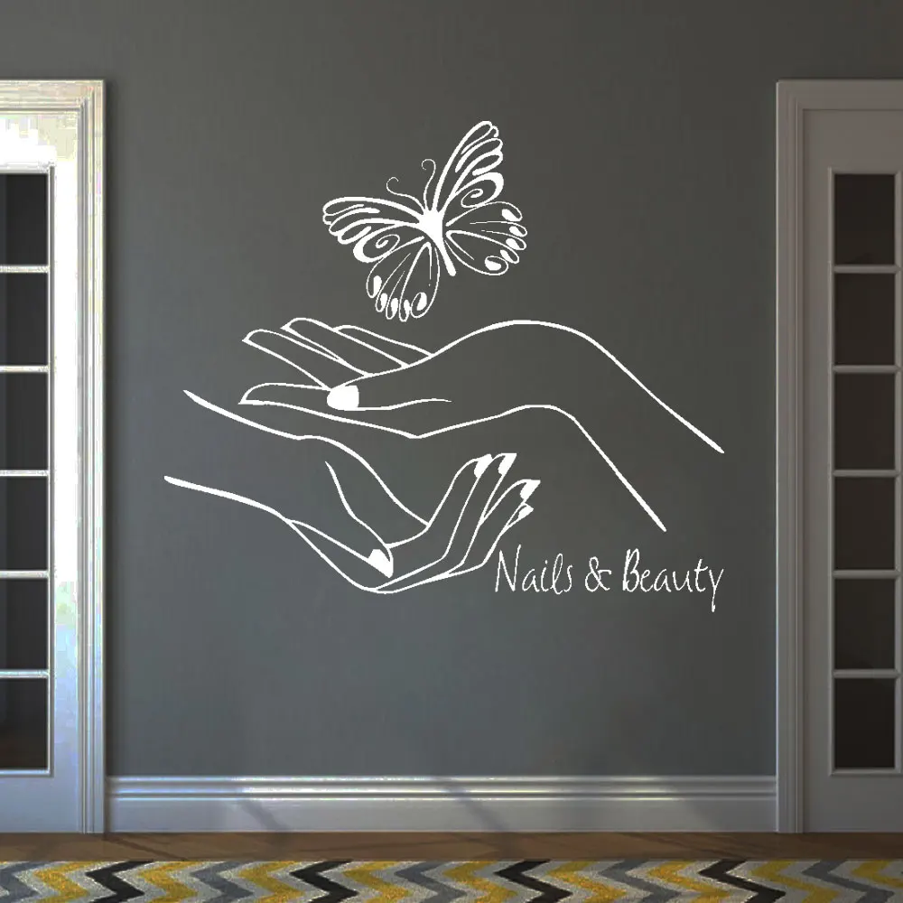 Nail Beauty Wall Sticker Manicure Art Design Hands Spa Nail Shop Vinyl Wall Decals Removable Woman Room Home Ornament DW20722
Nail Beauty Wall Sticker Manicure Art Design Hands Spa Nail Shop Vinyl Wall Decals Removable Woman Room Home Ornament DW20722