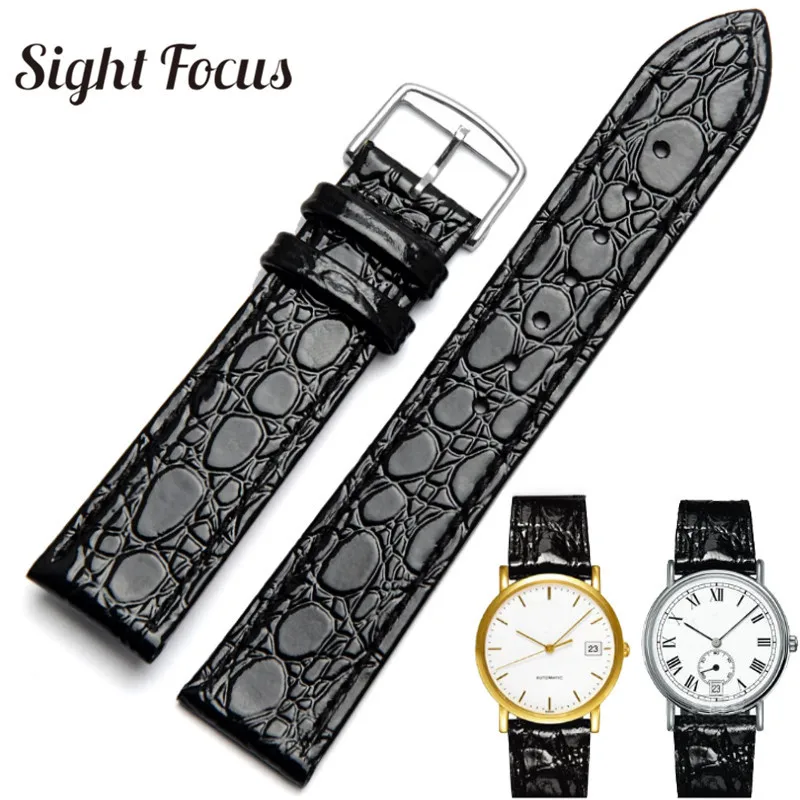 13mm 18mm 20mm Black Stitched Thin Watchbands for Longines L4.760.4 L2 Watch Band Man Genuine Leather Watch Strap Women Bracelet
13mm 18mm 20mm Black Stitched Thin Watchbands for Longines L4.760.4 L2 Watch Band Man Genuine Leather Watch Strap Women Bracelet