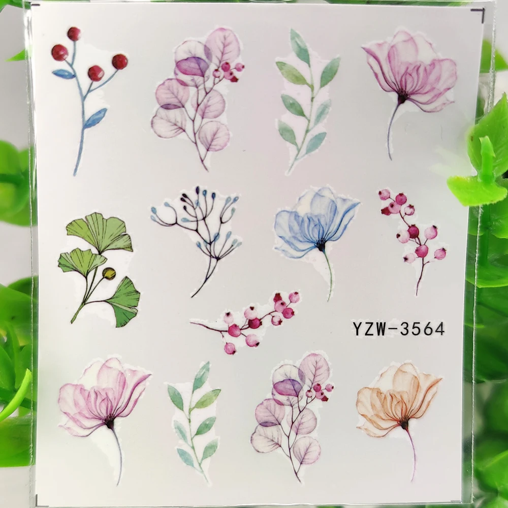 Watercolor Flower Leaves Nail Water Decals Transparent Pink Blue Petals Manicure Sticker Sliders Foil Nail Art Decorations
Watercolor Flower Leaves Nail Water Decals Transparent Pink Blue Petals Manicure Sticker Sliders Foil Nail Art Decorations