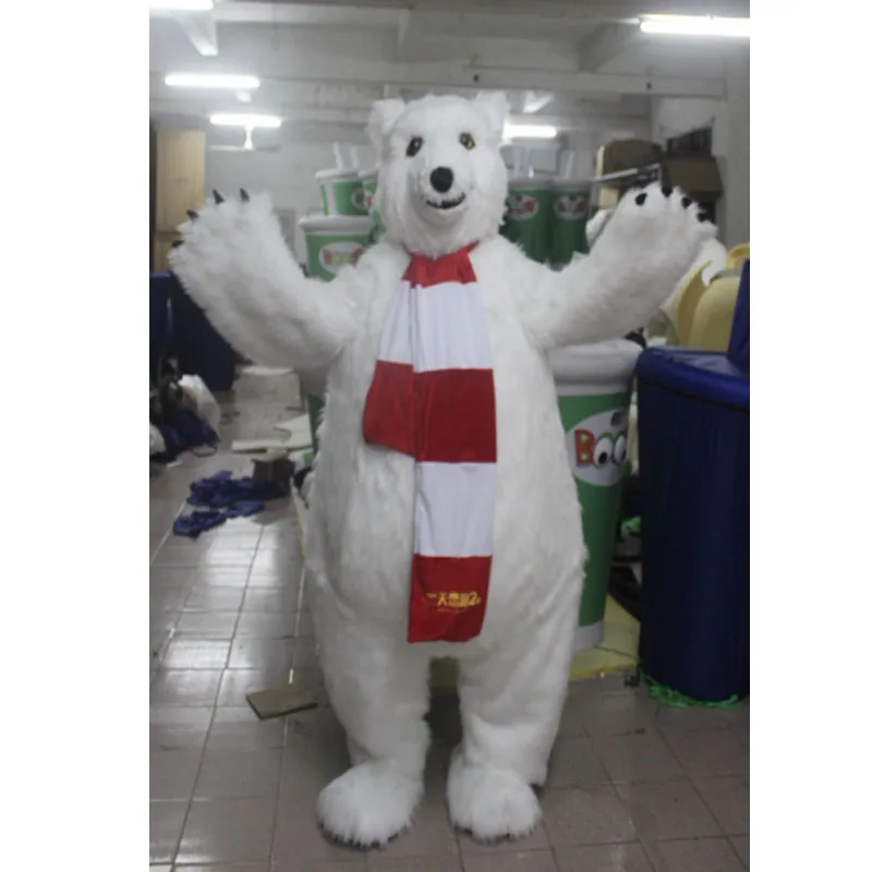 White Polar Bear Fursuit Mascot Costume Suit Apparel Birthday Party Masquerade Cosplay Game Dress Outfits Advertising Halloween
White Polar Bear Fursuit Mascot Costume Suit Apparel Birthday Party Masquerade Cosplay Game Dress Outfits Advertising Halloween