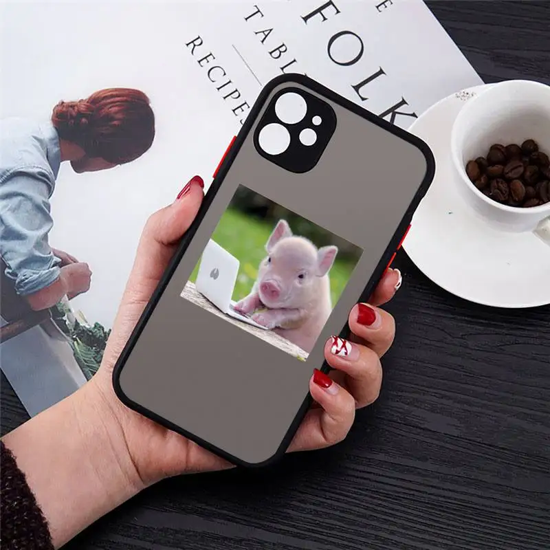 Pet pig Cute Cartoon Phone Case matte transparent For iphone 7 8 11 12 plus mini x xs xr pro max cover
Pet pig Cute Cartoon Phone Case matte transparent For iphone 7 8 11 12 plus mini x xs xr pro max cover