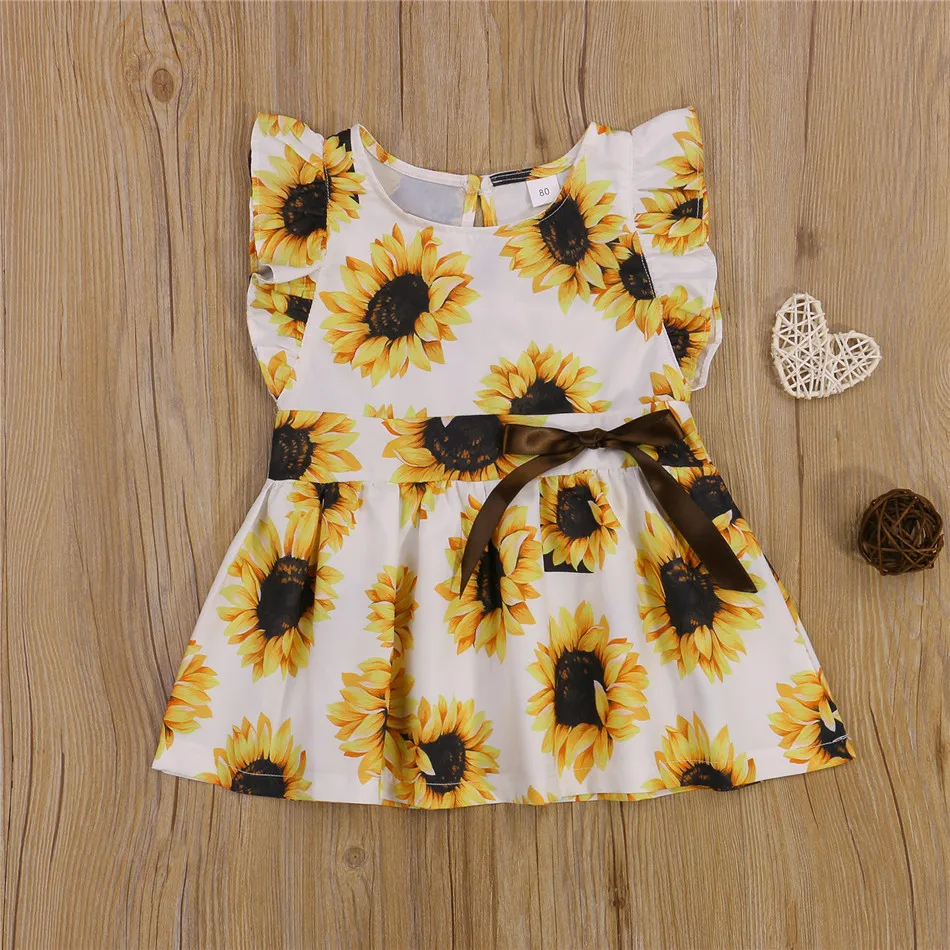 WenaZao Little Girl’s Summer Sleeveless Short Dress Sweet Sunflower Printing Bow A-line Princess Dress Kid Girls Casual Dresses
WenaZao Little Girl’s Summer Sleeveless Short Dress Sweet Sunflower Printing Bow A-line Princess Dress Kid Girls Casual Dresses