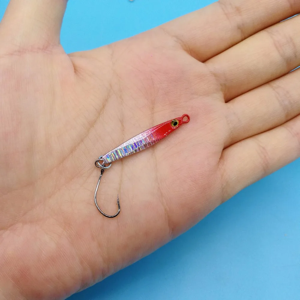HOOFISH 20PCS/LOT Micro Metal Jig fishing lure 3g/6g mini jig bait single hook Jigging Spoon Fishing Lure Bait Tackle
HOOFISH 20PCS/LOT Micro Metal Jig fishing lure 3g/6g mini jig bait single hook Jigging Spoon Fishing Lure Bait Tackle