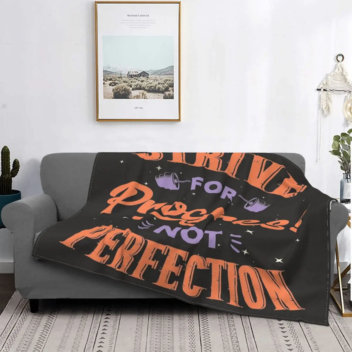 Manta a cuadros para cama, manta térmica de lujo para el hogar, lucha por el progreso, no es perfecta
Manta a cuadros para cama, manta térmica de lujo para el hogar, lucha por el progreso, no es perfecta