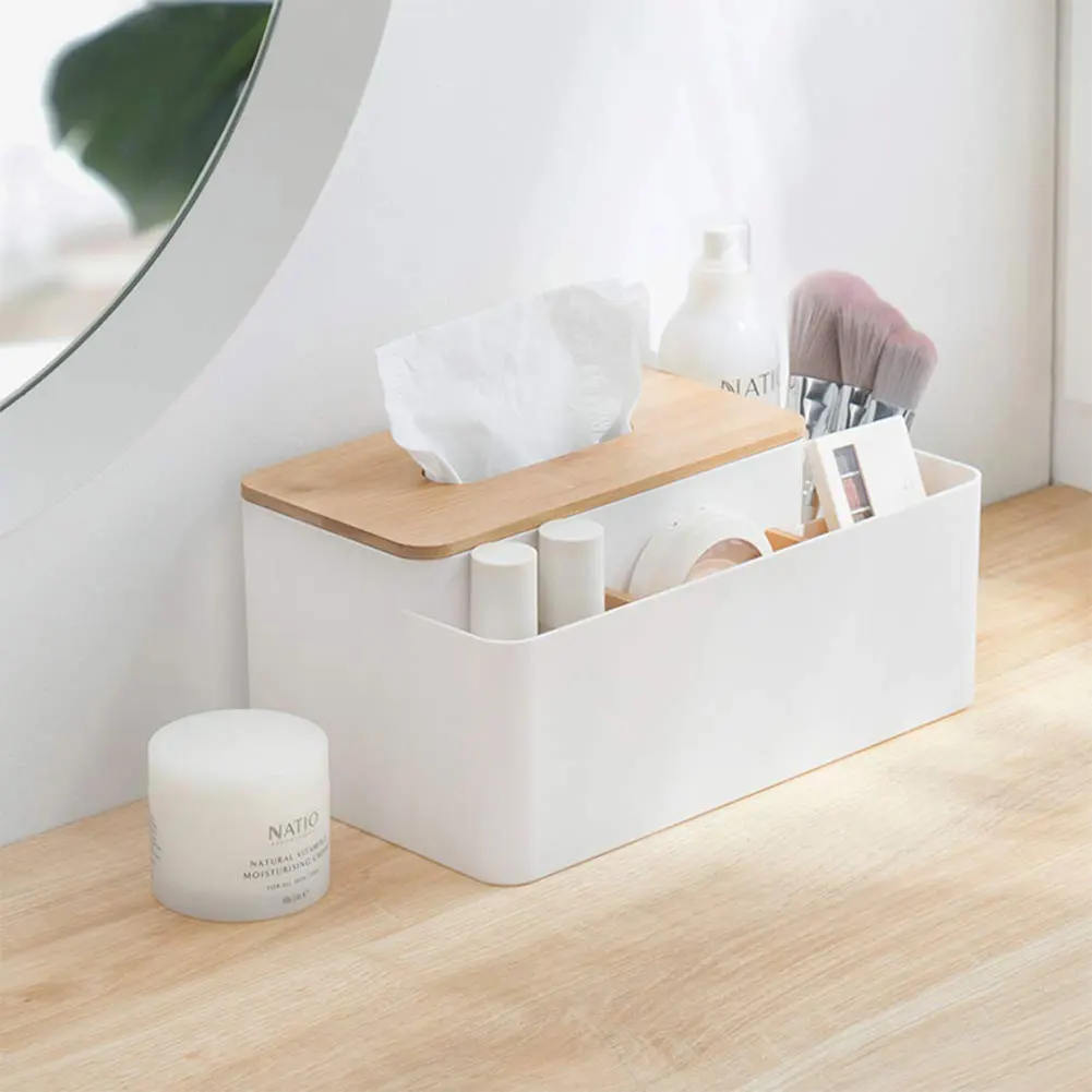 Multifunction Tissue Box storage box Cover Rectangular Facial Tissue Kleenex Holder Dispenser for Dining Room, Bedroom Dressers
Multifunction Tissue Box storage box Cover Rectangular Facial Tissue Kleenex Holder Dispenser for Dining Room, Bedroom Dressers