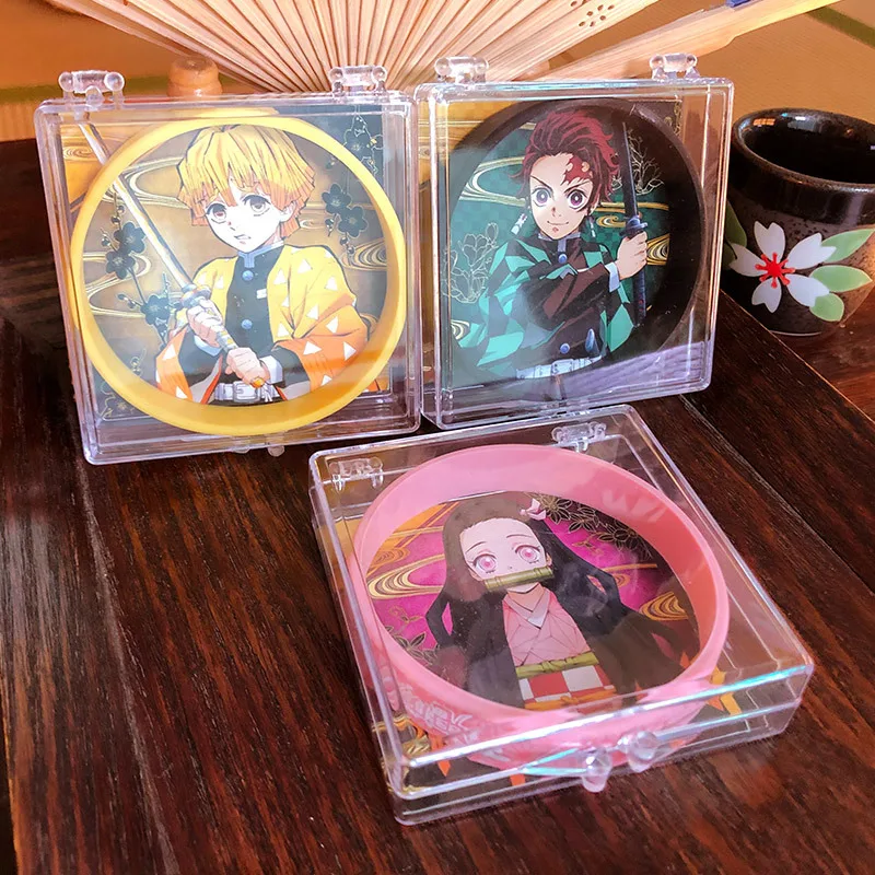 Kawaii Anime Demon Slayer Kamado Tanjirou Nezuko Agatsuma Zenitsu Cartoon Silicone Bracelet Fragrance Bracelets Toys Gift
Kawaii Anime Demon Slayer Kamado Tanjirou Nezuko Agatsuma Zenitsu Cartoon Silicone Bracelet Fragrance Bracelets Toys Gift