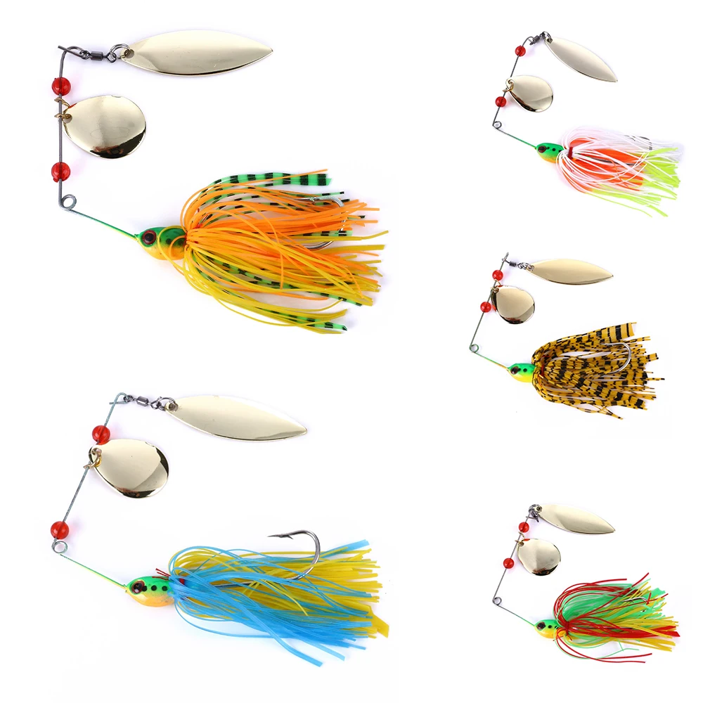5pcs Fishing Artificial Baits Hooks Lures Willow Leaves Sequin Lures Silicone Skirt Swim Jigs Baits For Outdoor Entertainment
5pcs Fishing Artificial Baits Hooks Lures Willow Leaves Sequin Lures Silicone Skirt Swim Jigs Baits For Outdoor Entertainment