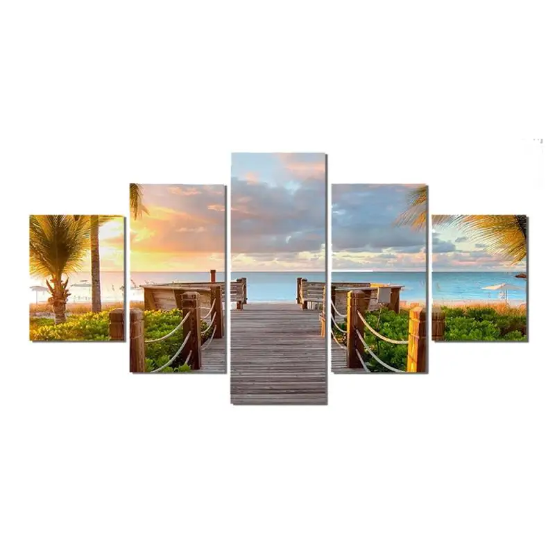 5 Panels Beach Photo Poster Home Decoration Living Room Bedroom Wall Art Canvas Painting Modular Sea View Wall Picture Unframed
5 Panels Beach Photo Poster Home Decoration Living Room Bedroom Wall Art Canvas Painting Modular Sea View Wall Picture Unframed