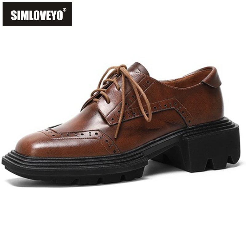 SIMLOVEYO New 2021 Ladies Pumps Square Toe 4cm Block Heels Genuine Leather Platform Lace-Up Classic Vintage Size 39 Casual B2302
SIMLOVEYO New 2021 Ladies Pumps Square Toe 4cm Block Heels Genuine Leather Platform Lace-Up Classic Vintage Size 39 Casual B2302