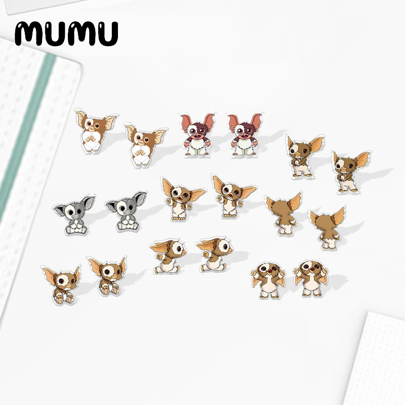 Серьги-гвоздики GIZMO Gremlins из акрила, ювелирные изделия из эпоксидной смолы, Мультяшные животные из фильма, 2020
Серьги-гвоздики GIZMO Gremlins из акрила, ювелирные изделия из эпоксидной смолы, Мультяшные животные из фильма, 2020