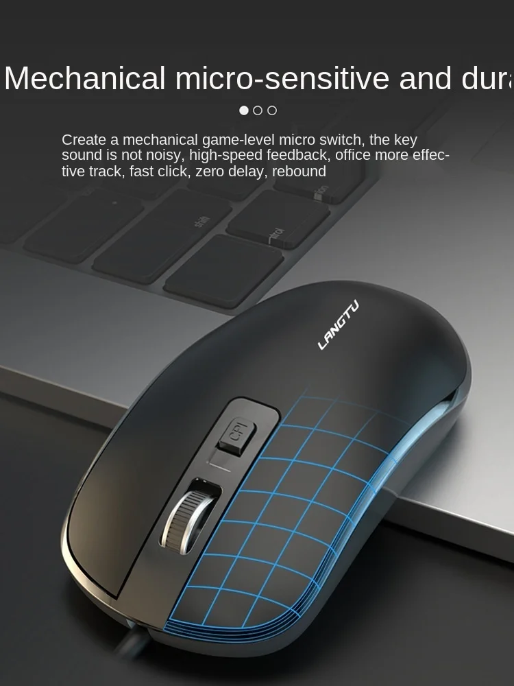LANGTU T4 wired mouse USB computer game E-sports mouse office electronic notebook mute mouse Wireless mouse gaming laptops Sale
LANGTU T4 wired mouse USB computer game E-sports mouse office electronic notebook mute mouse Wireless mouse gaming laptops Sale