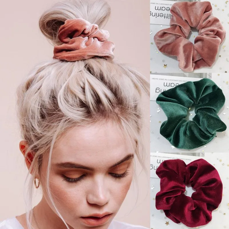 New 37Colors Korea Velvet Scrunchie Elastic Hair Bands Solid Color Fashion Headband Ponytail Holder Hair Ties Hair Accessoires
New 37Colors Korea Velvet Scrunchie Elastic Hair Bands Solid Color Fashion Headband Ponytail Holder Hair Ties Hair Accessoires