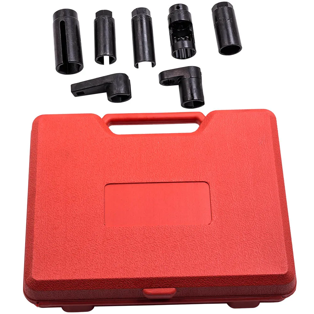 7 PCS Oxygen Sensor FOR Lambda sensor Socket Set Tool Sizes 1/2" Drive Removal Set radom box color
7 PCS Oxygen Sensor FOR Lambda sensor Socket Set Tool Sizes 1/2" Drive Removal Set radom box color